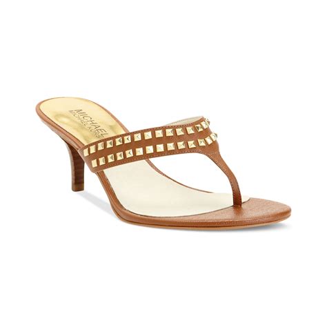 michael kors thong sandals macy& 39|michael kors heeled sandals.